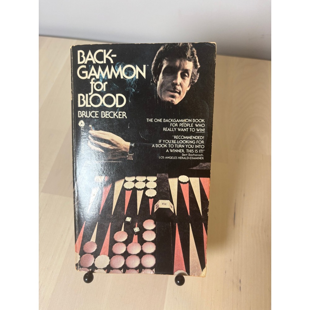 Backgammon for Blood Bruce Becker Vintage 1975 Paperback ISBN 0380411377